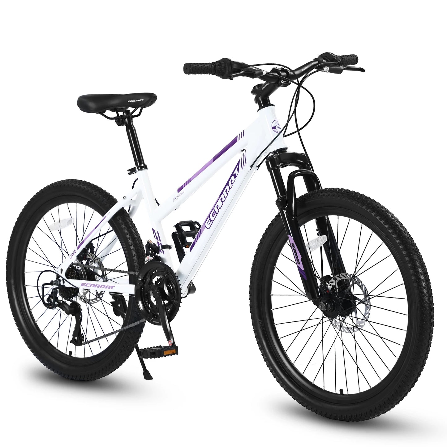 Ecarpat Mountain Bike With 21 Speed Disc Brakes And Front Suspension