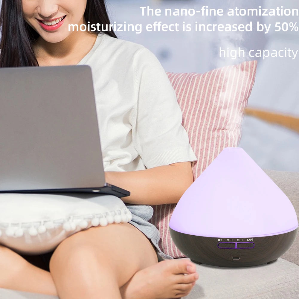 LISM Ultrasonic Aromatherapy Diffuser With Remote And LED Night Light