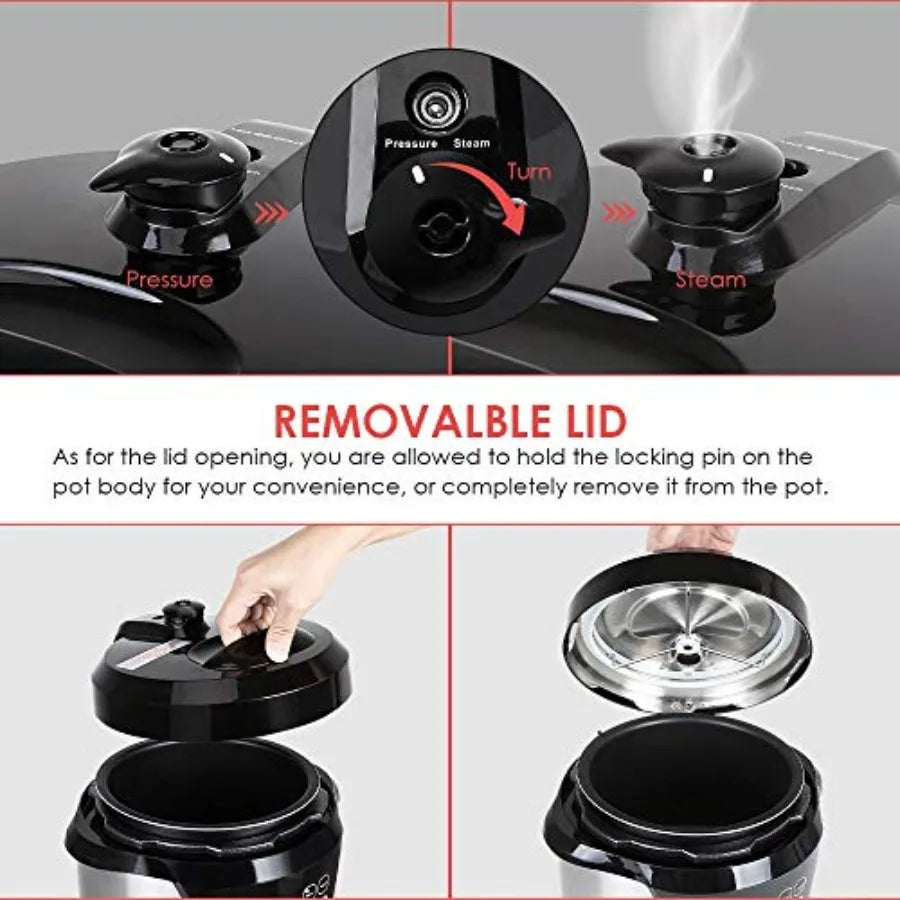 Abay Eight In One Programmable Electric Pressure Cooker