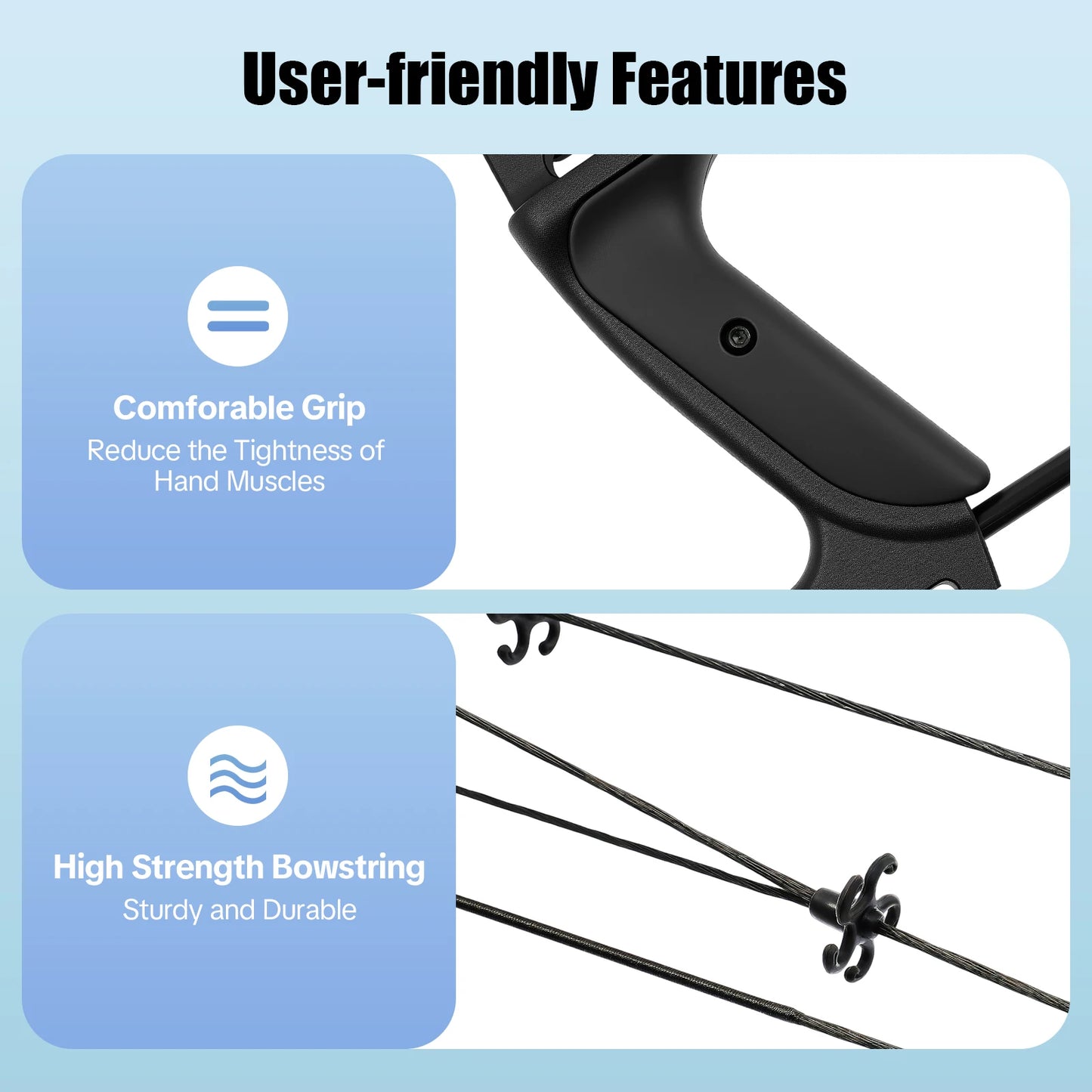 Right Hand Compound Bow Hunting Kit With 3 Pin Sight