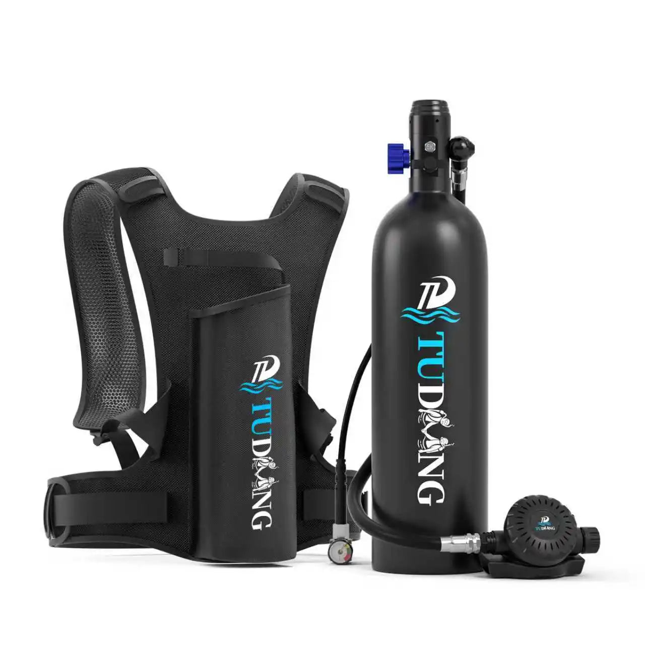 TUDIVING S700Plus Portable Scuba Tank For 30 To 45 Minutes Breathing Time