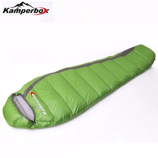 Kamperbox Ultralight Down Sleeping Bag For Winter Camping Duck Down