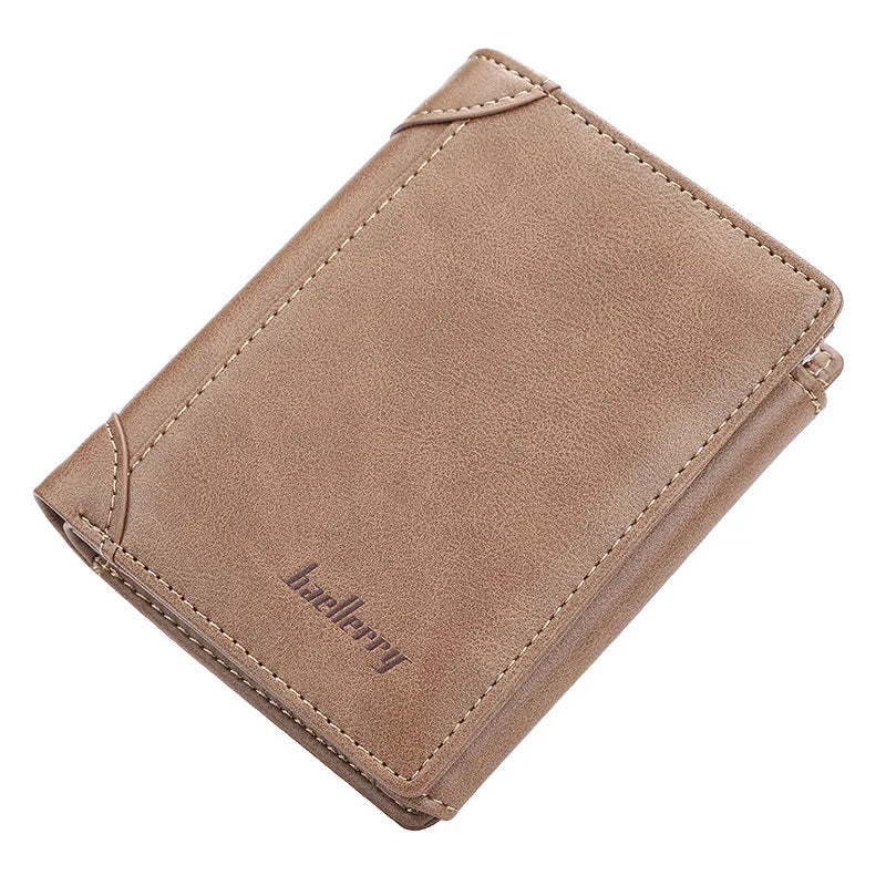 Zciti Custom Photo Engraved Wallet PU Leather Three Fold Vertical Wallet