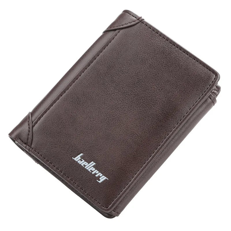 Zciti Custom Photo Engraved Wallet PU Leather Three Fold Vertical Wallet