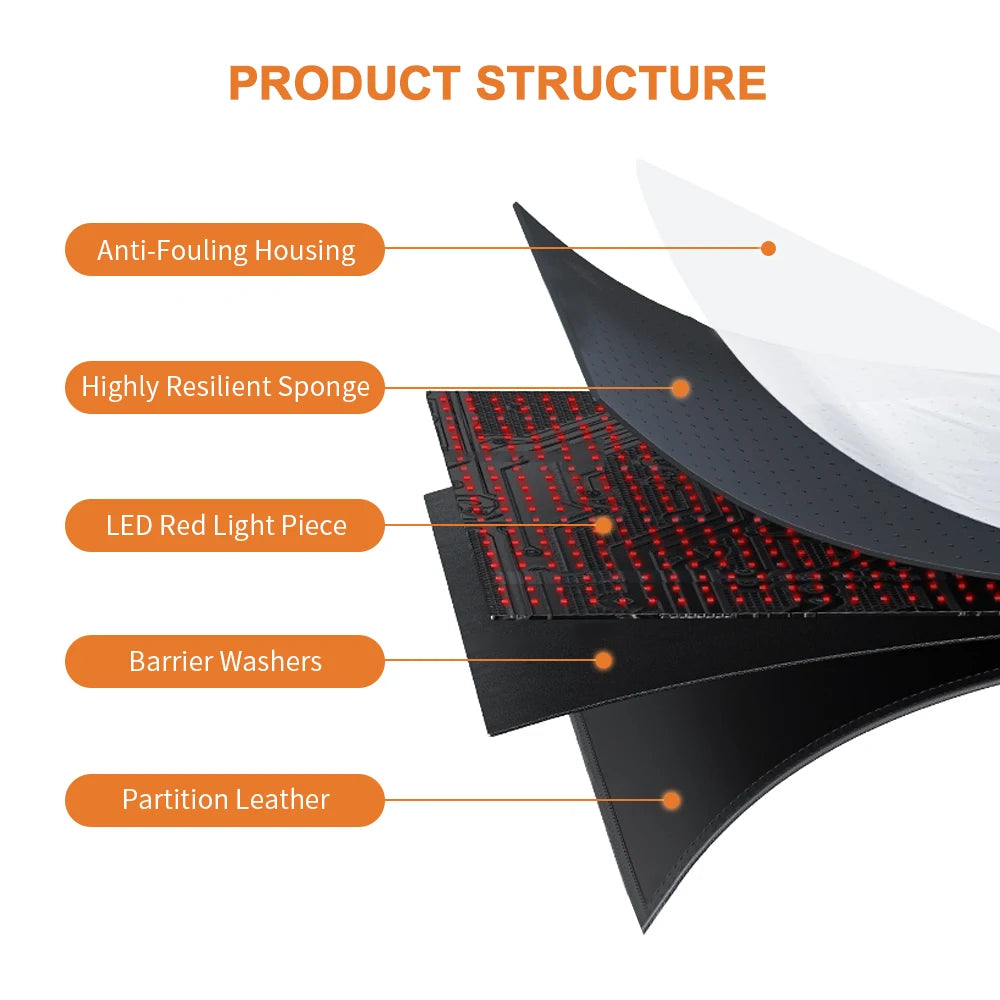 Full Body Red Light Therapy Mat For Sleep Five Levels