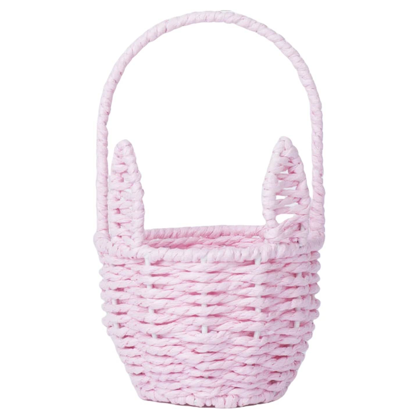 Shunmaii Easter Paper Rope Storage Bin Flower Basket Organizer