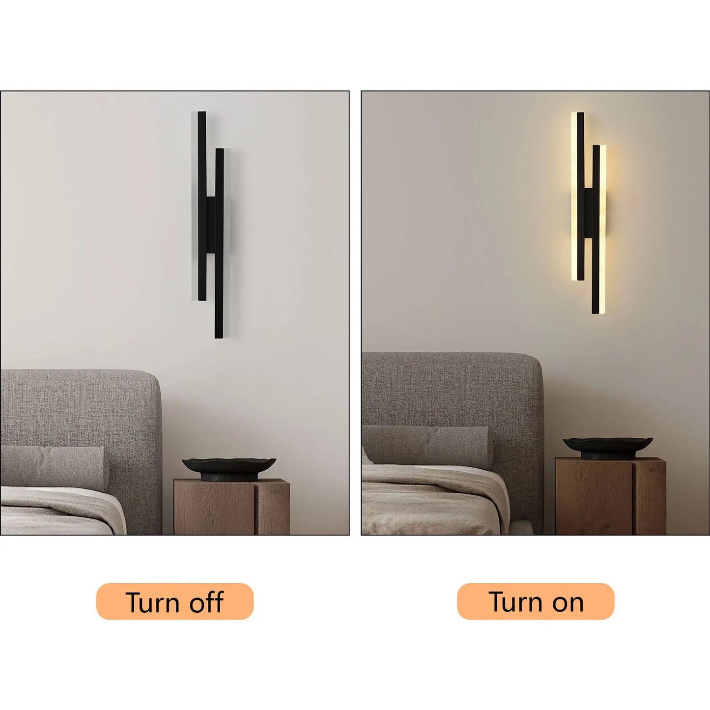 Dimmable 10W LED Wall Sconce With Adjustable Color Temperature