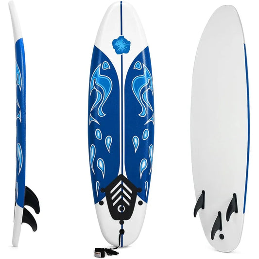 XMSJ Surfboard With 3 Removable Fins EPS Core Leash Included