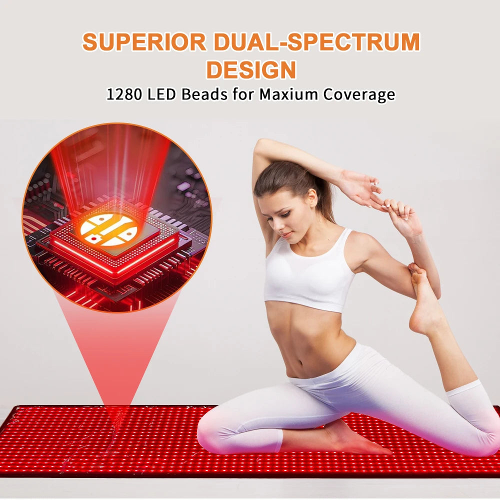 Full Body Red Light Therapy Mat For Sleep Five Levels