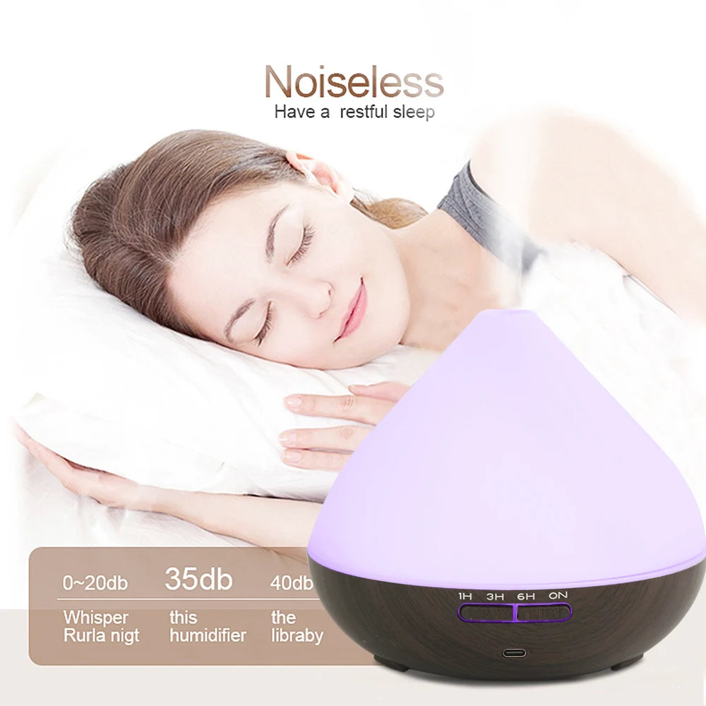 LISM Ultrasonic Aromatherapy Diffuser With Remote And LED Night Light