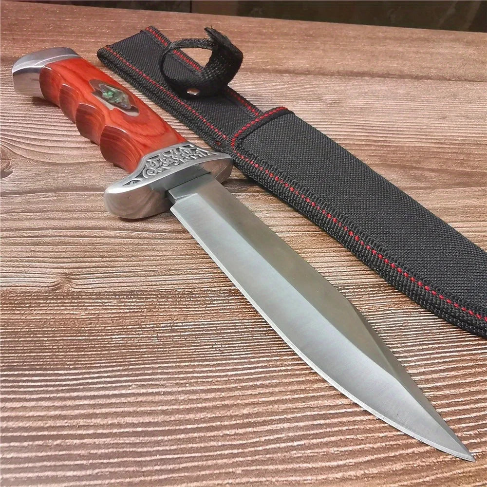 Doom Blade Fixed Blade Knife Stainless Steel Survival Camping Hunting Sheath