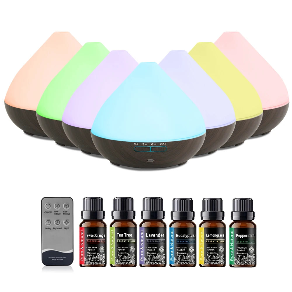 LISM Ultrasonic Aromatherapy Diffuser With Remote And LED Night Light