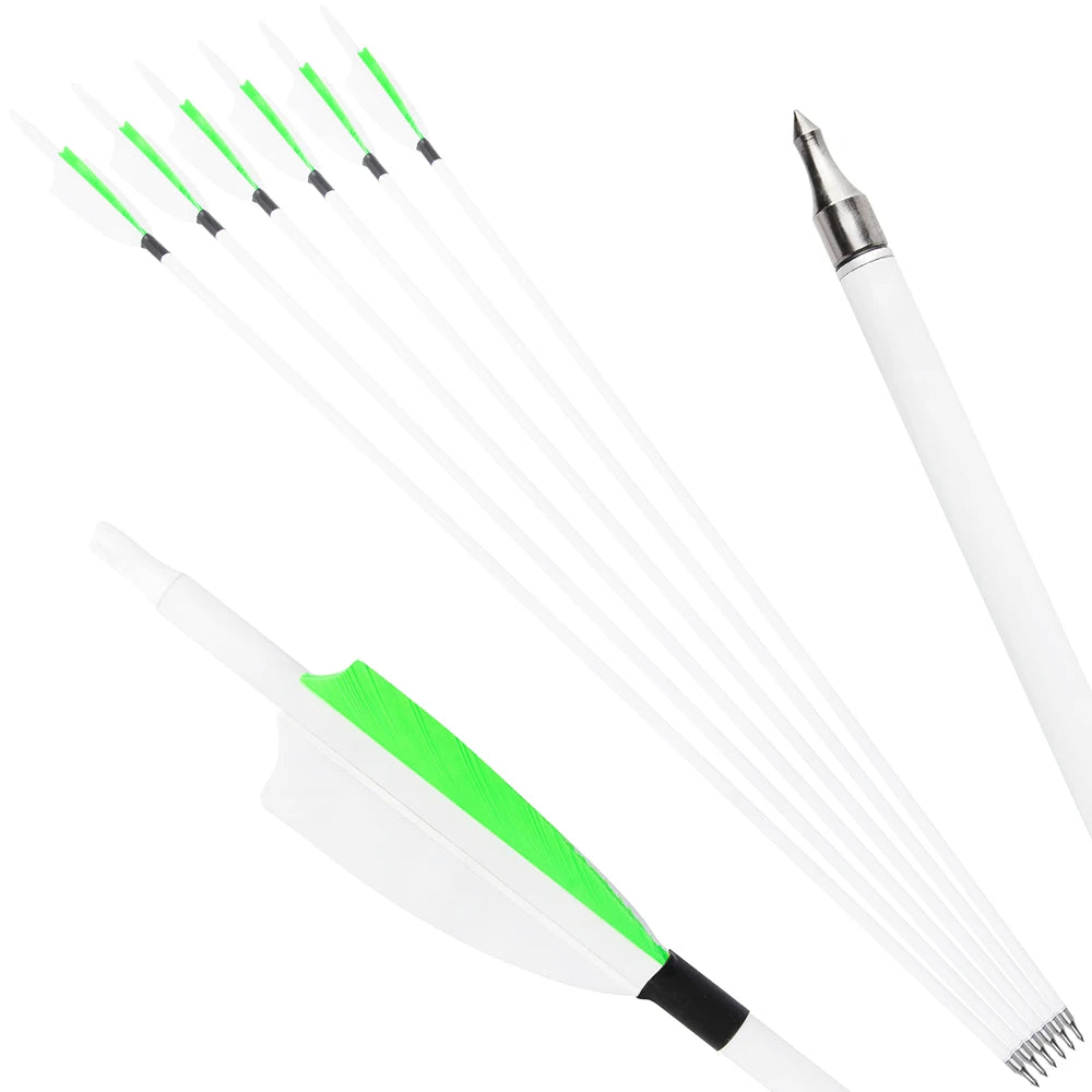 Surwolf Mixed Carbon Arrows Turkey Feathers SP500 12pcs