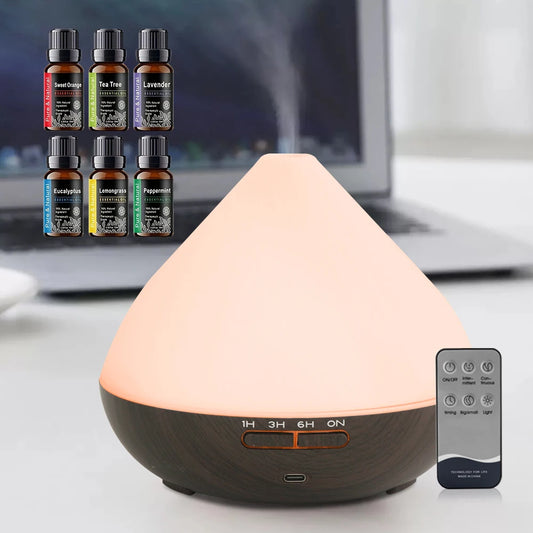 LISM Ultrasonic Aromatherapy Diffuser With Remote And LED Night Light