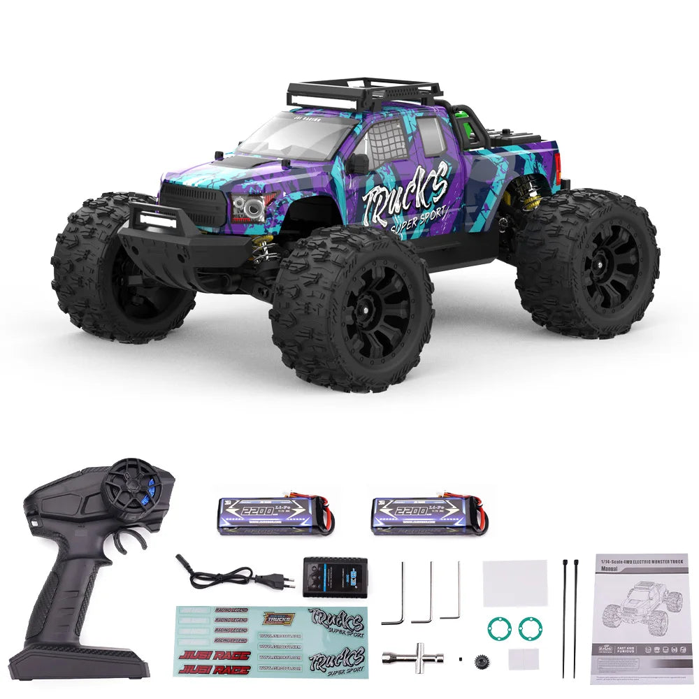 JIUSICE PT14R RC Car 4WD Brushless Motor