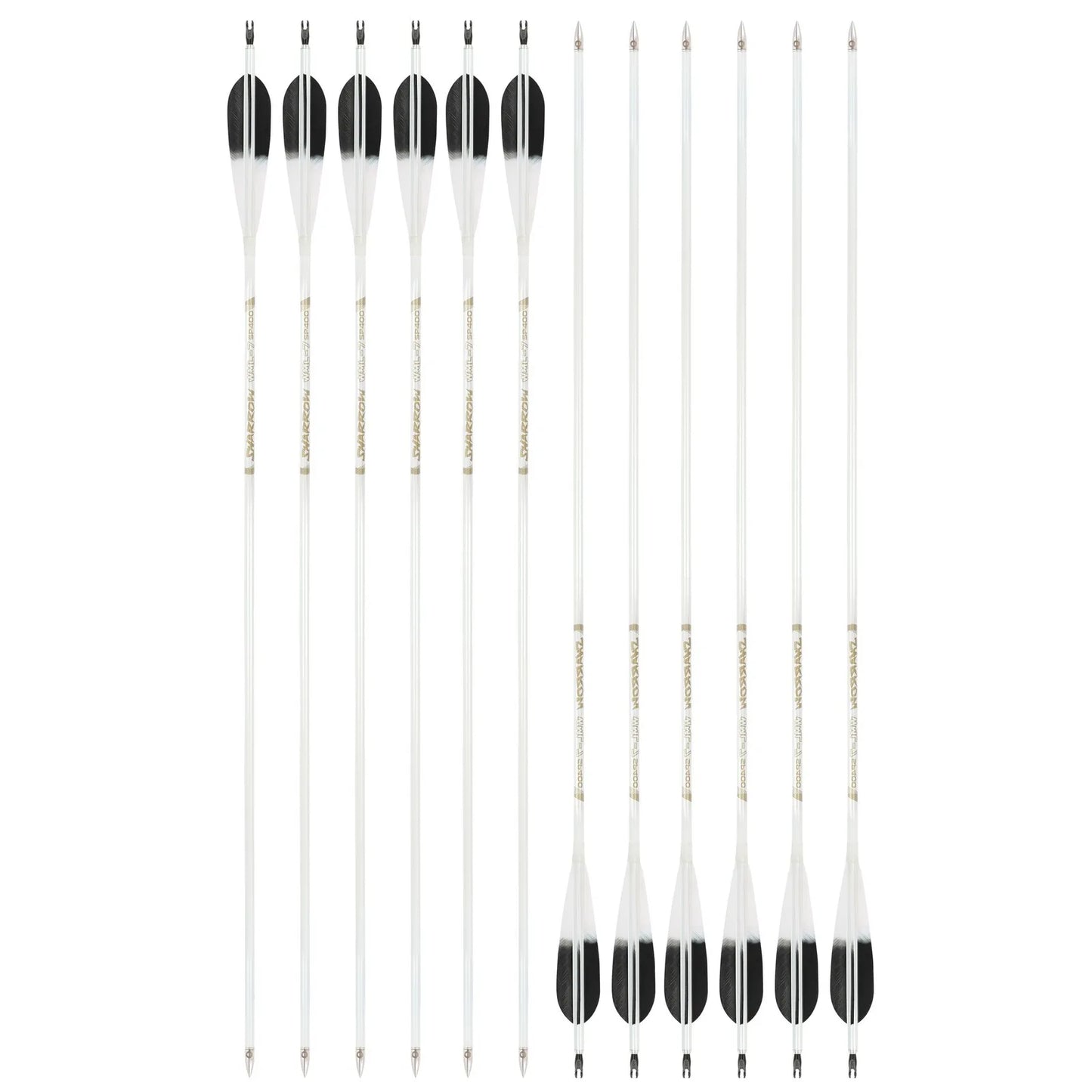 AMEYXGS Pure Carbon Arrows 500 Spine Target Shooting Archery
