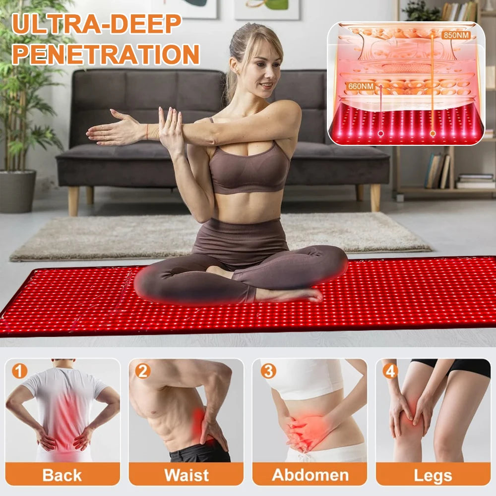 Full Body Red Light Therapy Mat For Sleep Five Levels