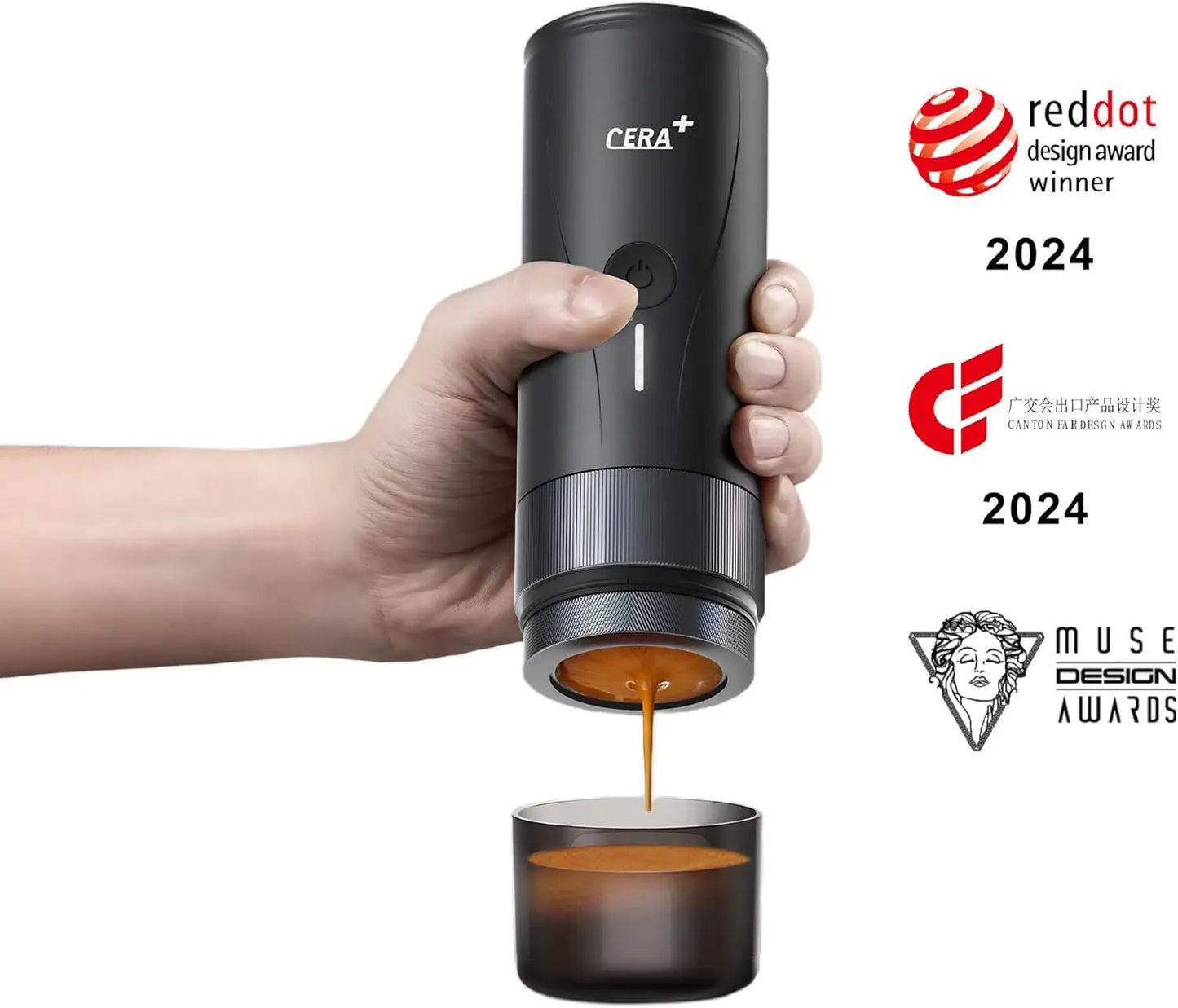 Iosn Portable Espresso Maker Self Heating Pro Version