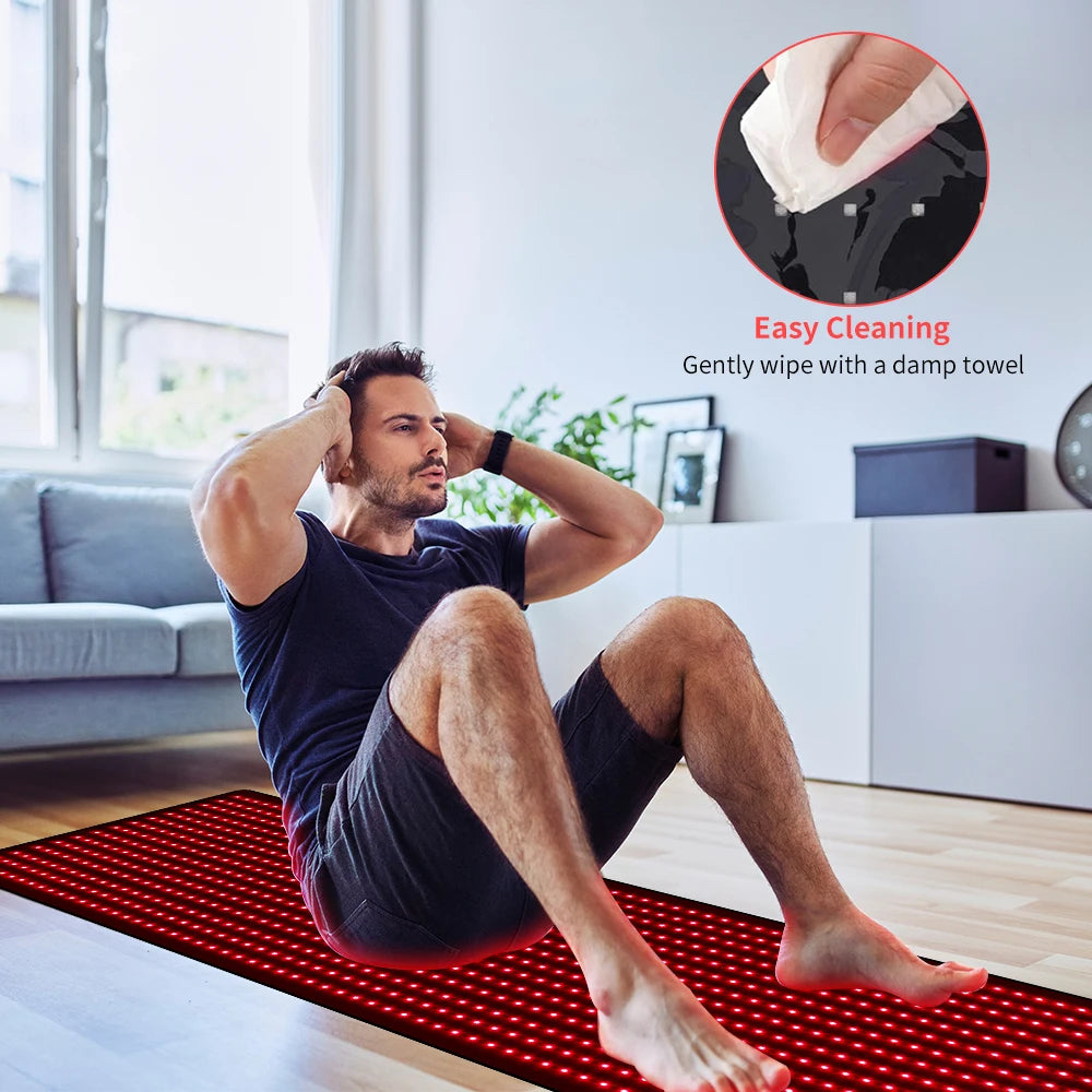 Red Light Therapy Mat For Whole Body 945 LEDs 660nm 850nm