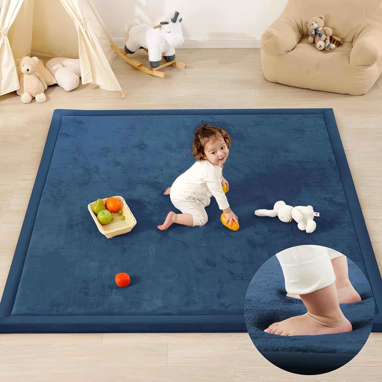 PaPaMat Memory Foam Floor Carpet With Non Slip Bottom