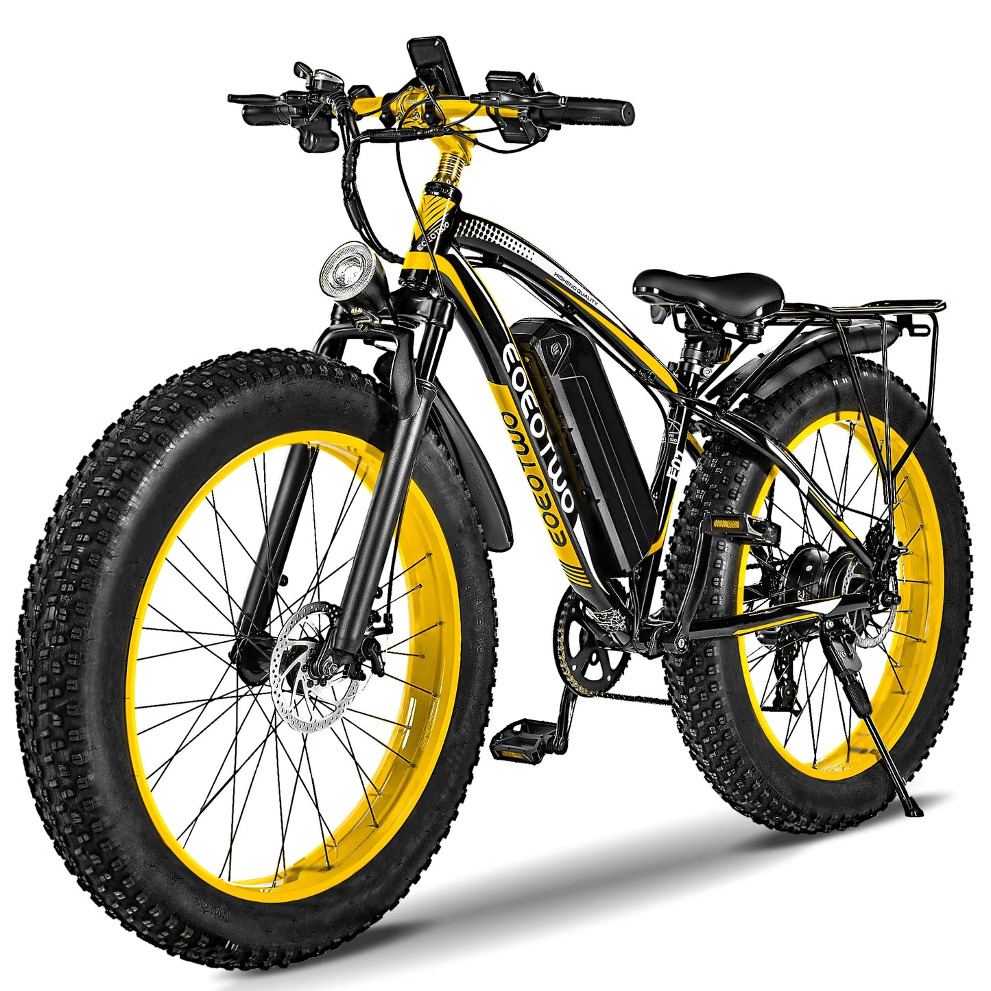 EOEOTWO E01 Electric Fat Tire Mountain Bike 1500W Peak Motor