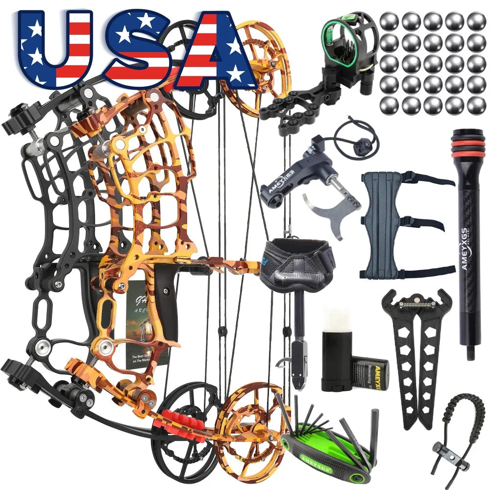 Surwolf Dual Use Compound Bow 30 to 60lbs for Hunting