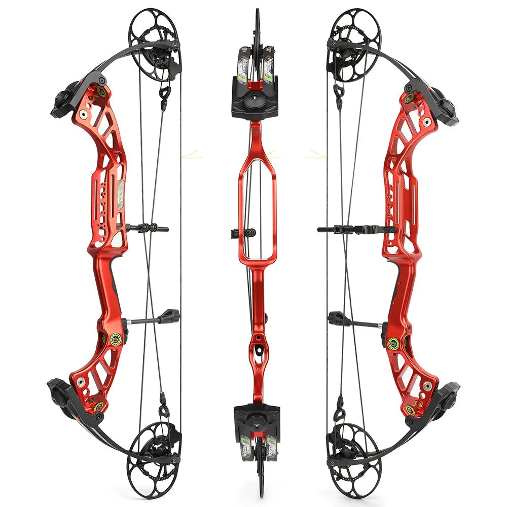 None Compound Bow Set 350FPS 85 Percent Let Off Archery