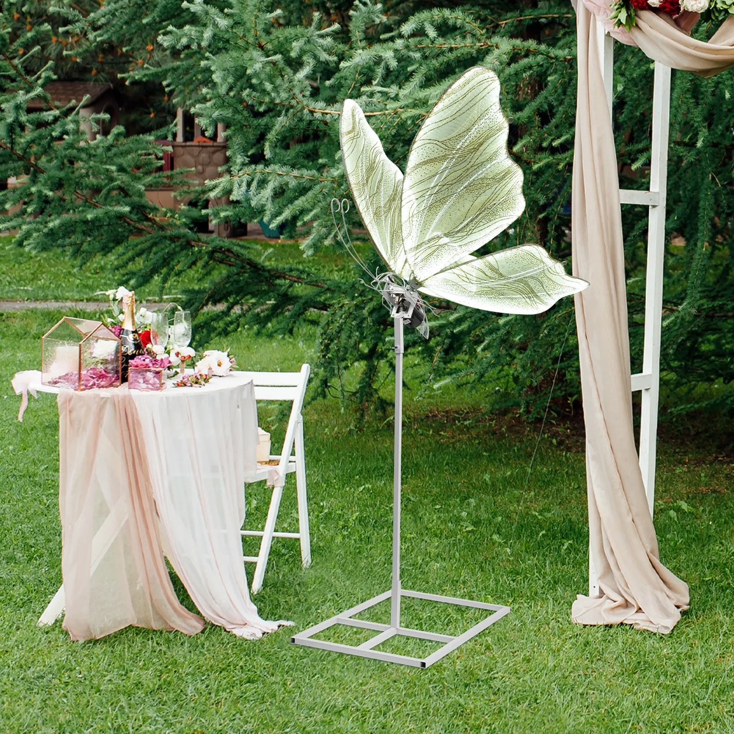 Bymaocar Wedding Butterfly LED Floor Lamp Ceiling Decor