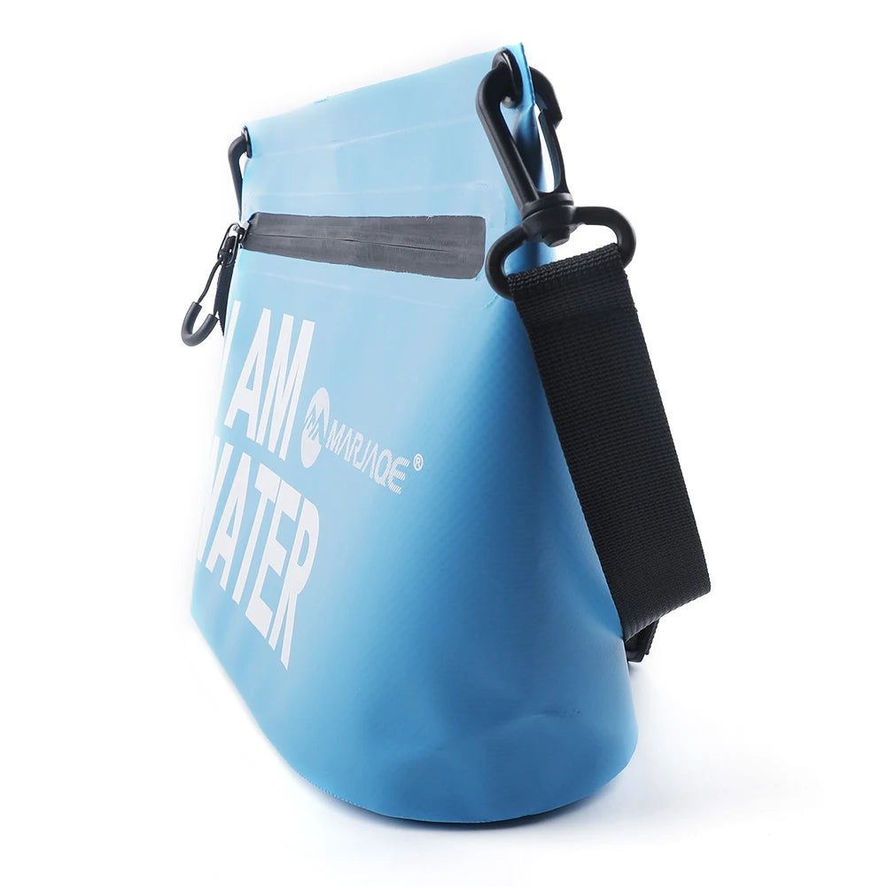NONECN Waterproof Diving Shoulder Pack Zipper PVC Swim Bag Travel