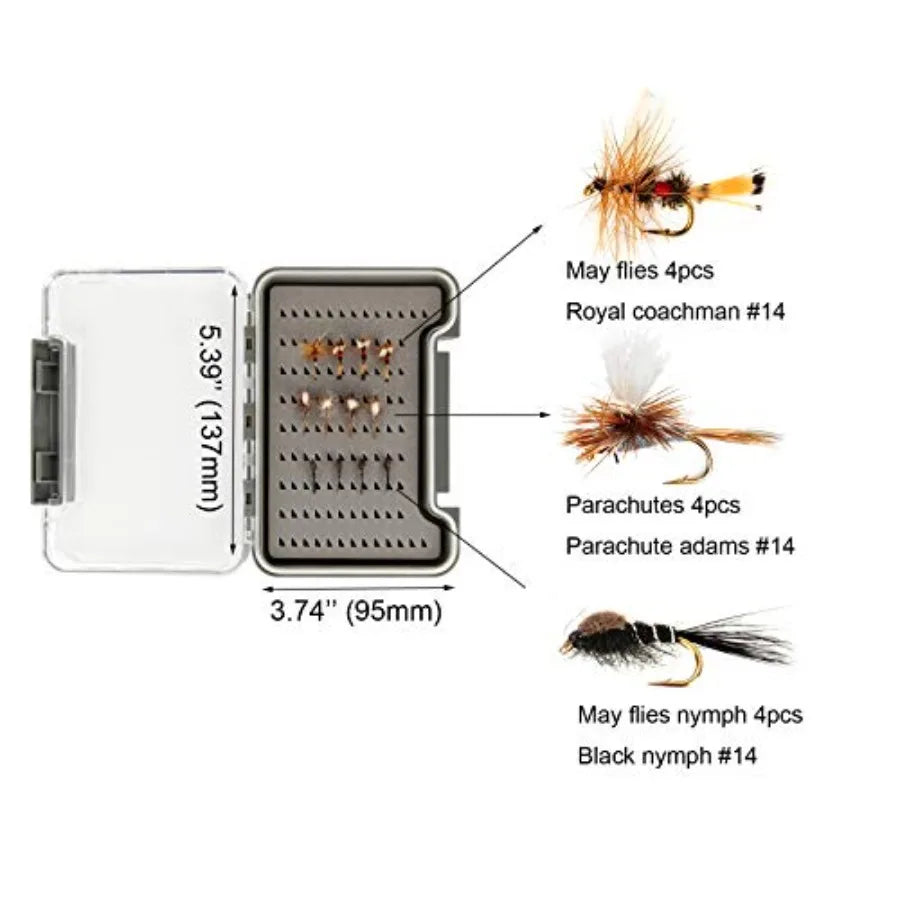 High Performance Fly Fishing Kit Rod And Reel With Case