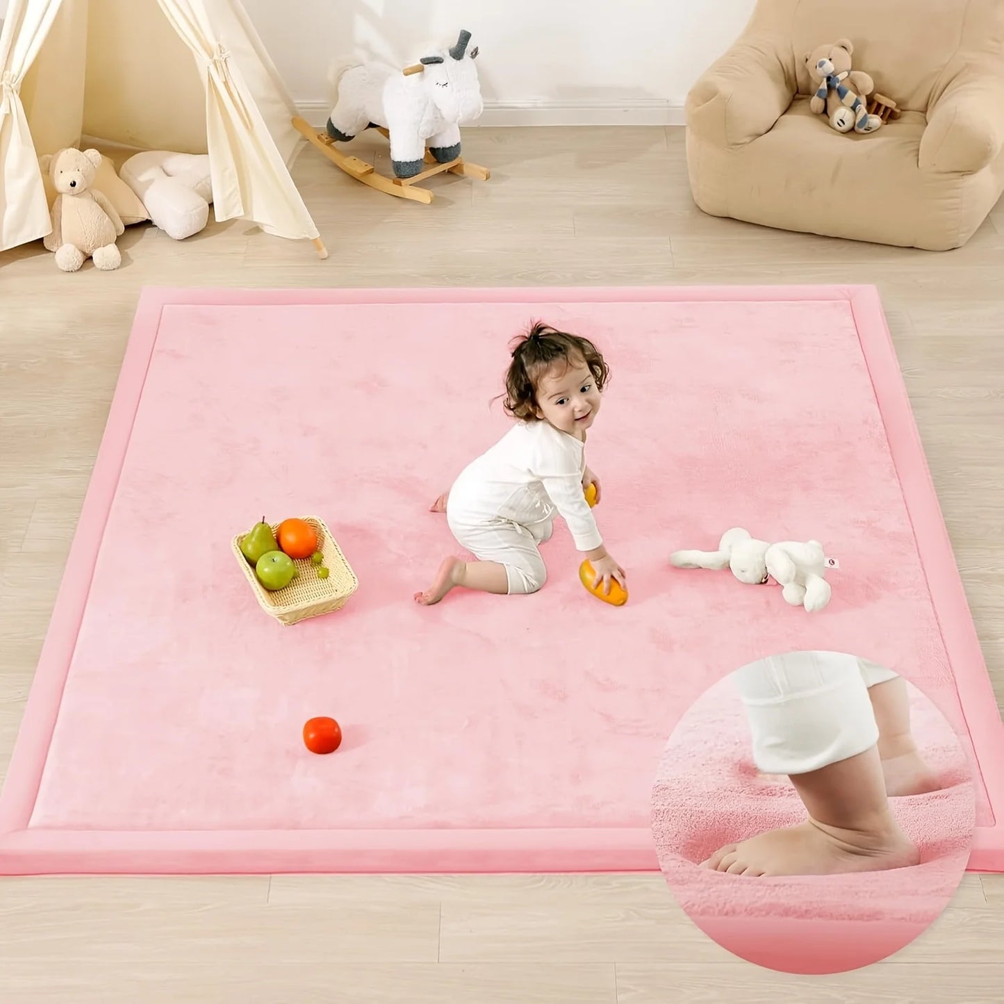 PaPaMat Memory Foam Floor Carpet With Non Slip Bottom