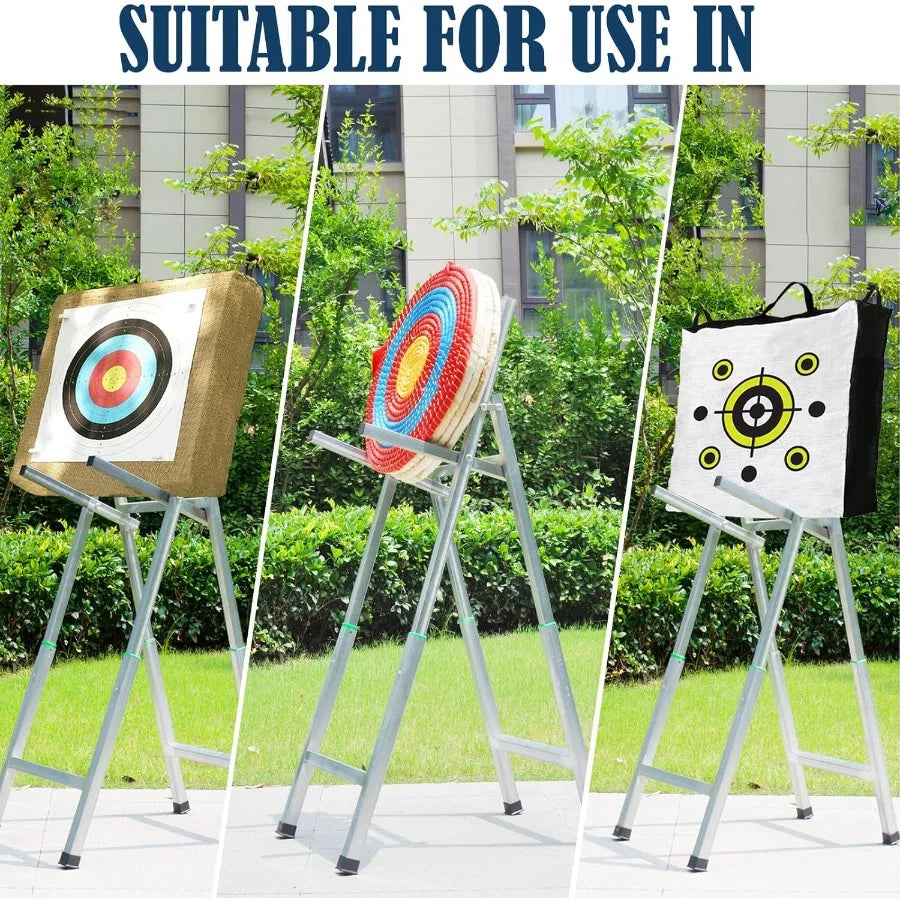 High-Concerned Foldable Metal Archery Target Stand With Easy Carry