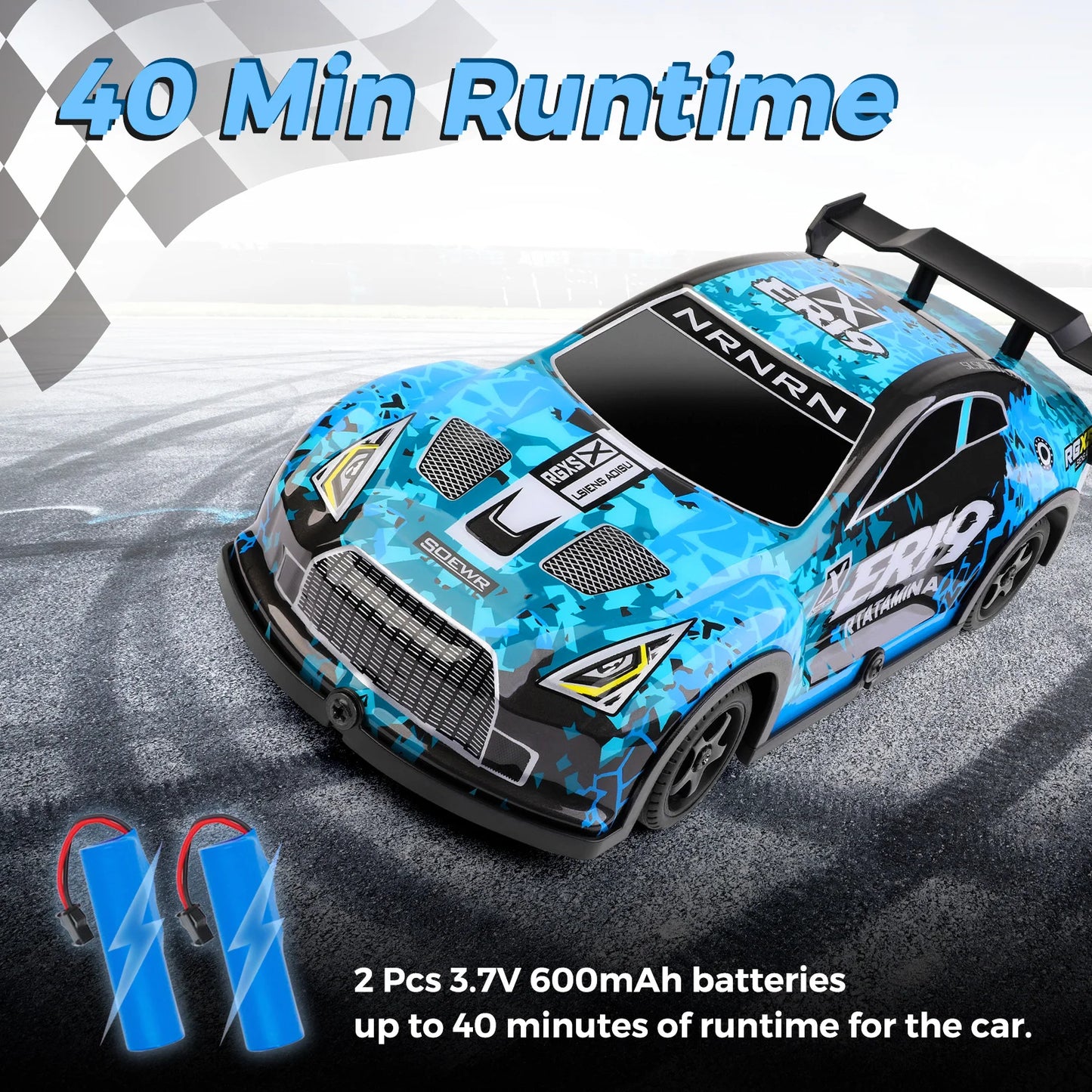 RCkuler WLtoys 22206 4WD RC Car 2.4GHz Dual Speed Remote