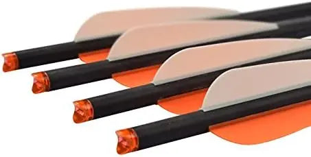 Nika Archery Carbon Crossbow Bolts With Vanes Pack 12