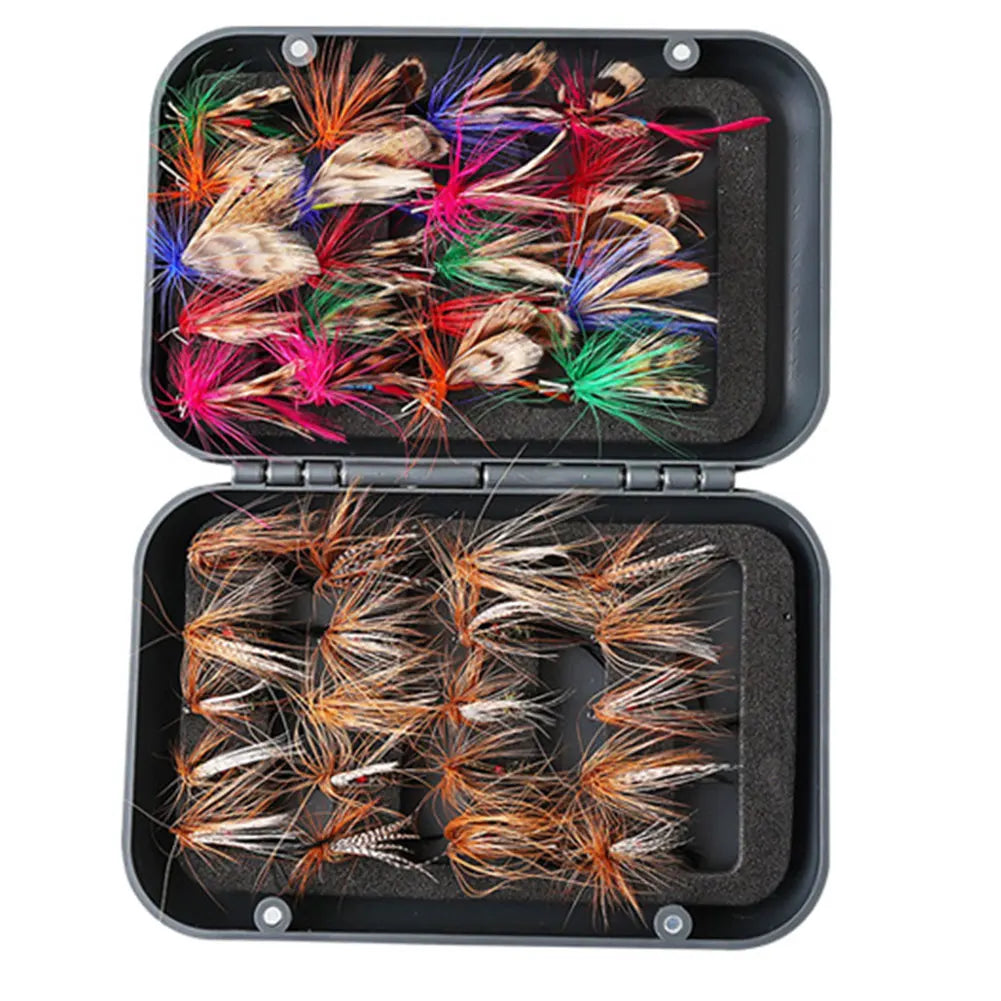 Bionic Fly Hook Set Box 60/41pcs for Trout Carp Kit