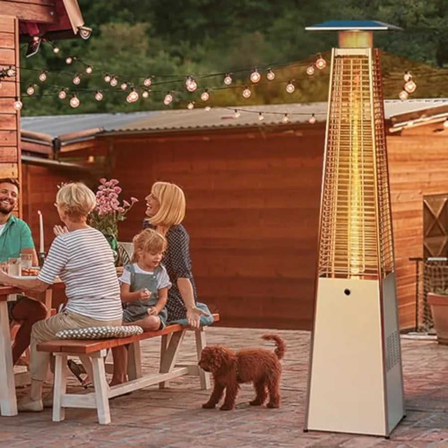 Pyramid 48 000 BTU Outdoor Patio Heater With Quartz Glass