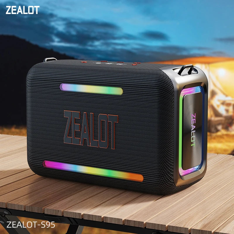 ZEALOT S95 120W Waterproof Portable Bluetooth Speaker Outdoor Boombox