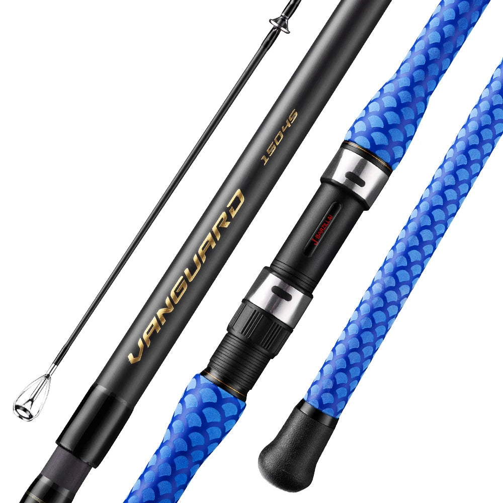 J-BARZILLAI Vanguard Carbon Surf Spinning Fishing Rod