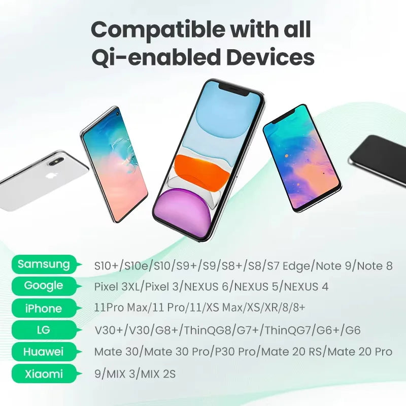 Laopao 10W Qi Wireless Charging Desk Lamp With Night Light
