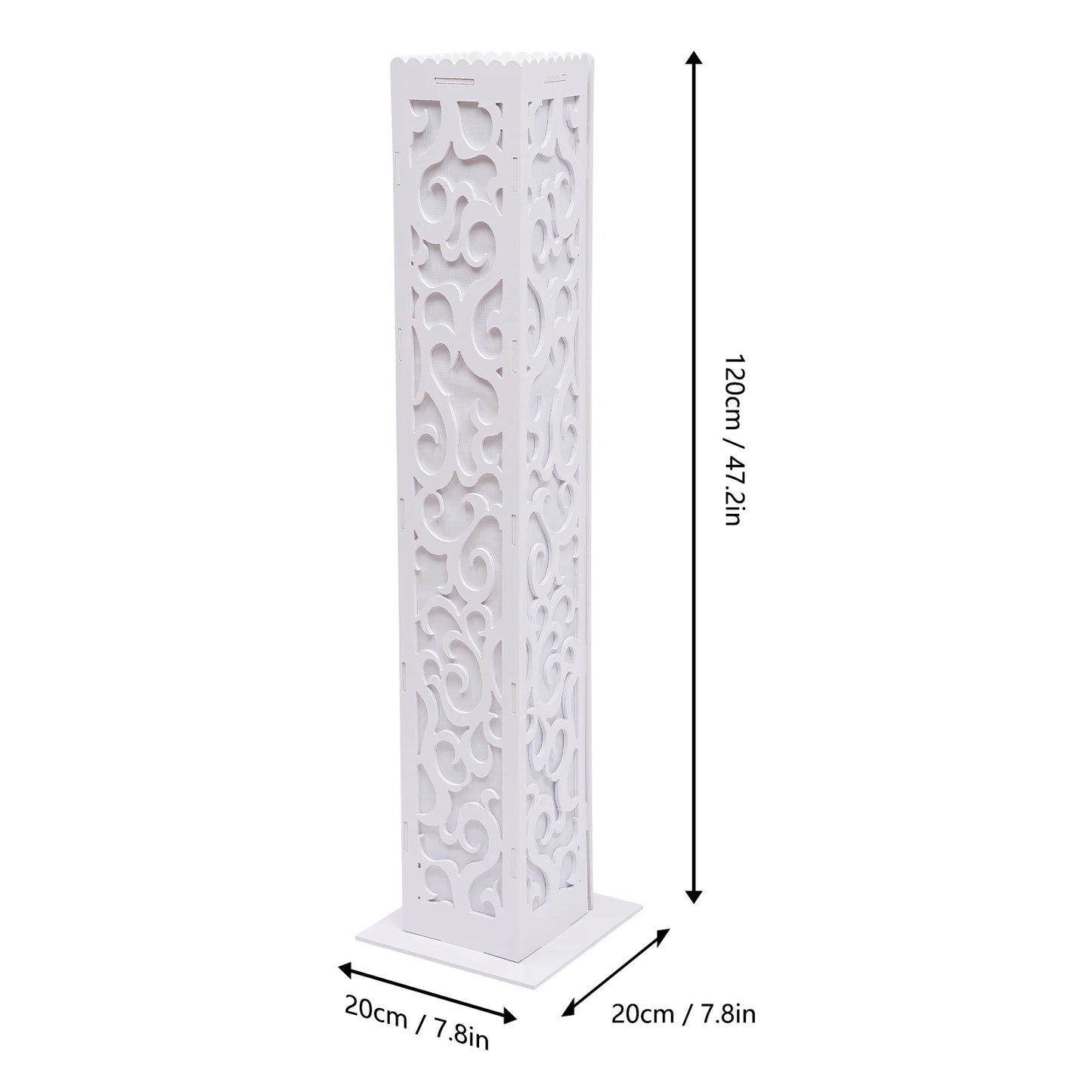 Guangdong PVC Flower Columns With LED Lights For Weddings