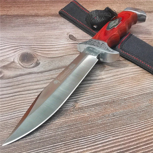 Doom Blade Fixed Blade Knife Stainless Steel Survival Camping Hunting Sheath