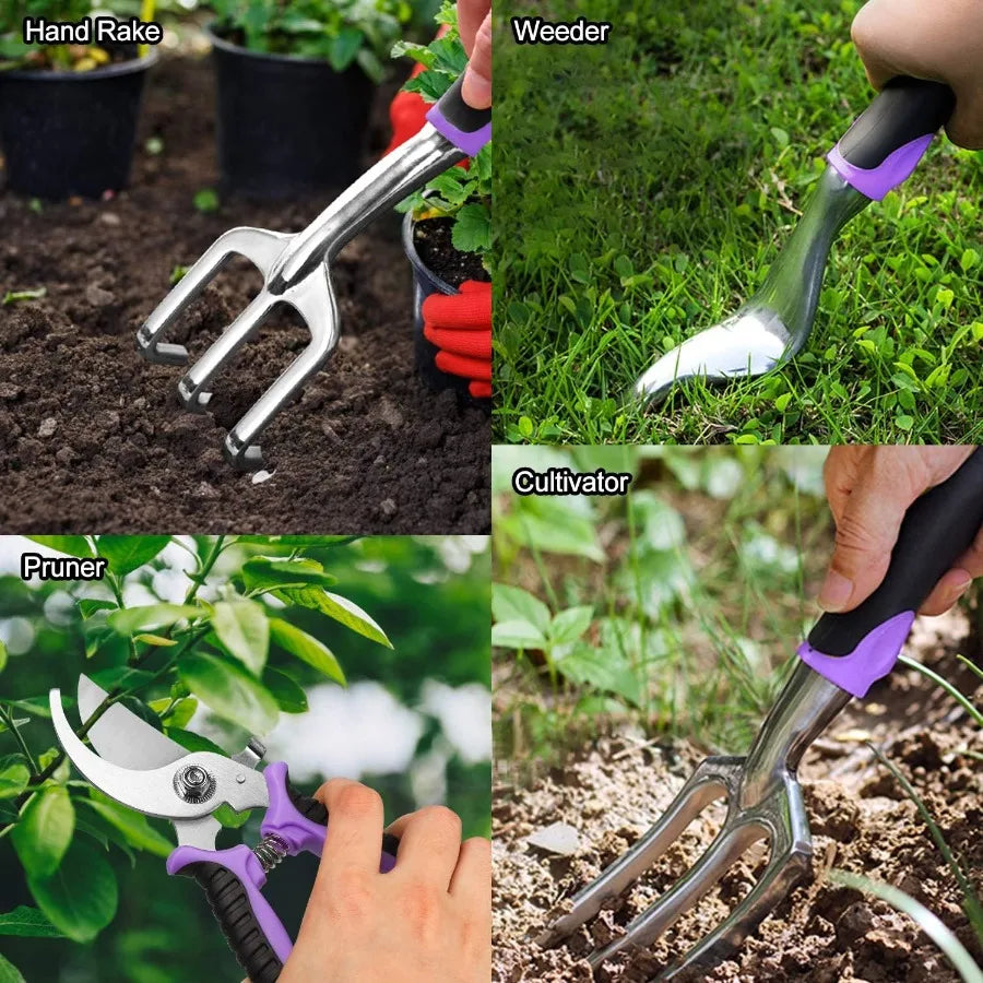 Tudoccy 83Piece Garden Tool Set For Outdoor And Indoor Use