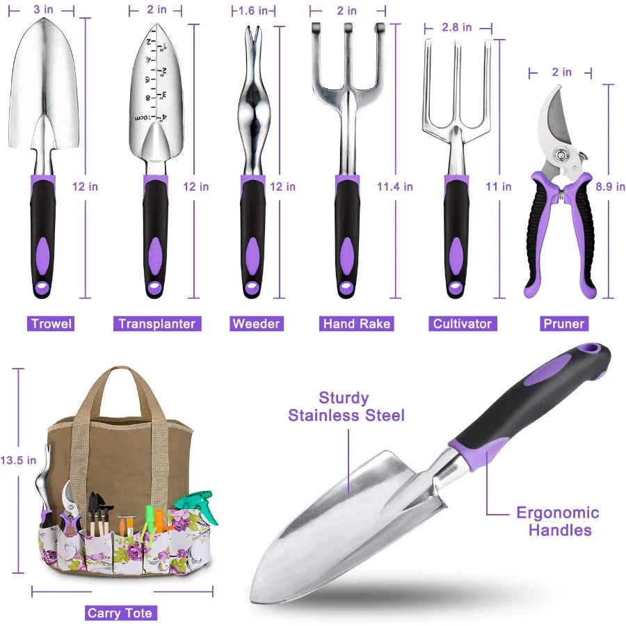 Tudoccy 83Piece Garden Tool Set For Outdoor And Indoor Use