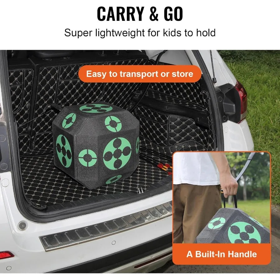 High-Concerned Archery Target Outdoor All-Side Carry Handle Arrow