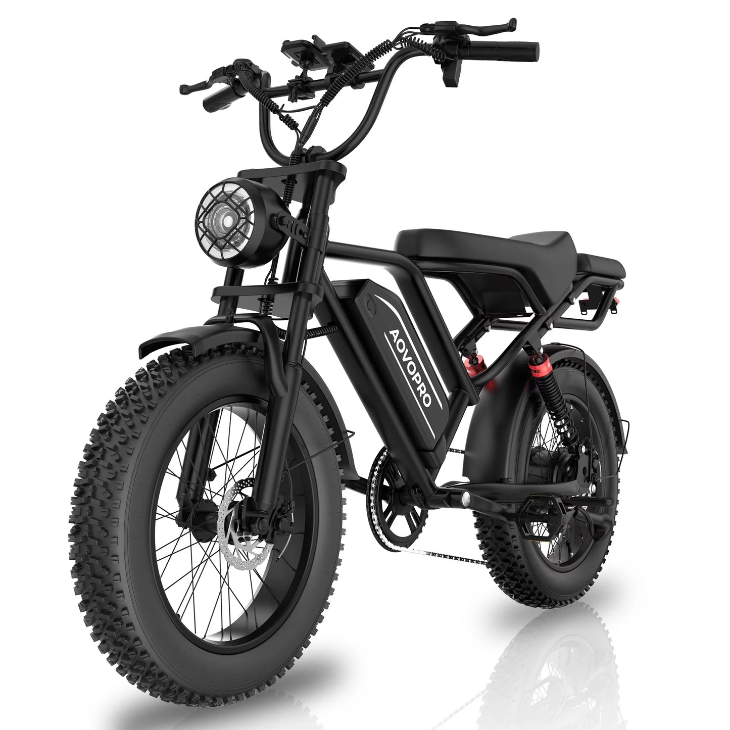 AOVOPRO AP20 Electric Bike 1500W Fat Tire Beast Top Speed