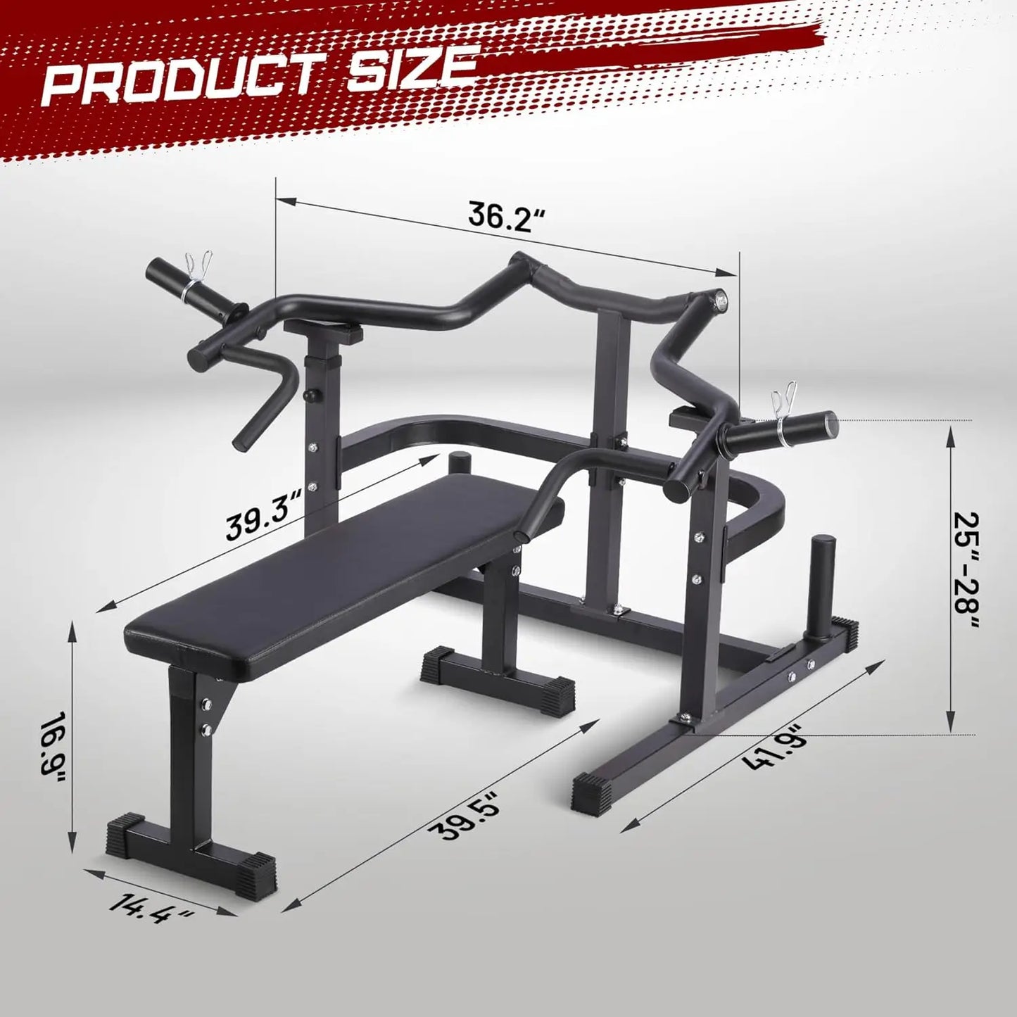 Chest Press Machine With Independent Converging Arms 1050 LBS Capacity