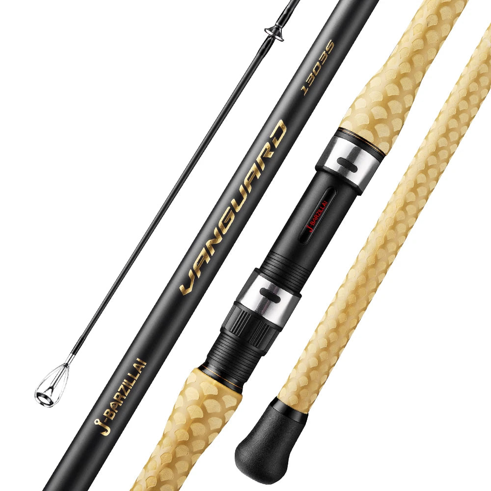 J-BARZILLAI Vanguard Carbon Surf Spinning Fishing Rod