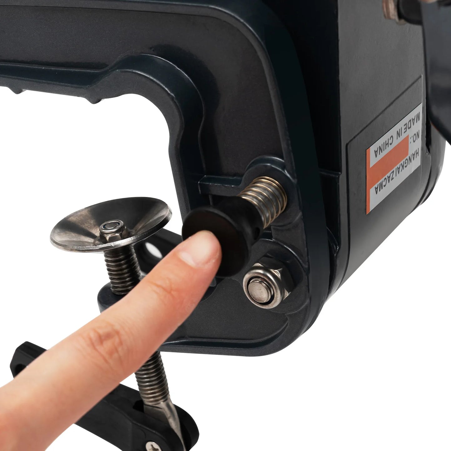 Portable 3.5HP Gas Outboard Motor Adjustable Tilt AntiVortex Plate