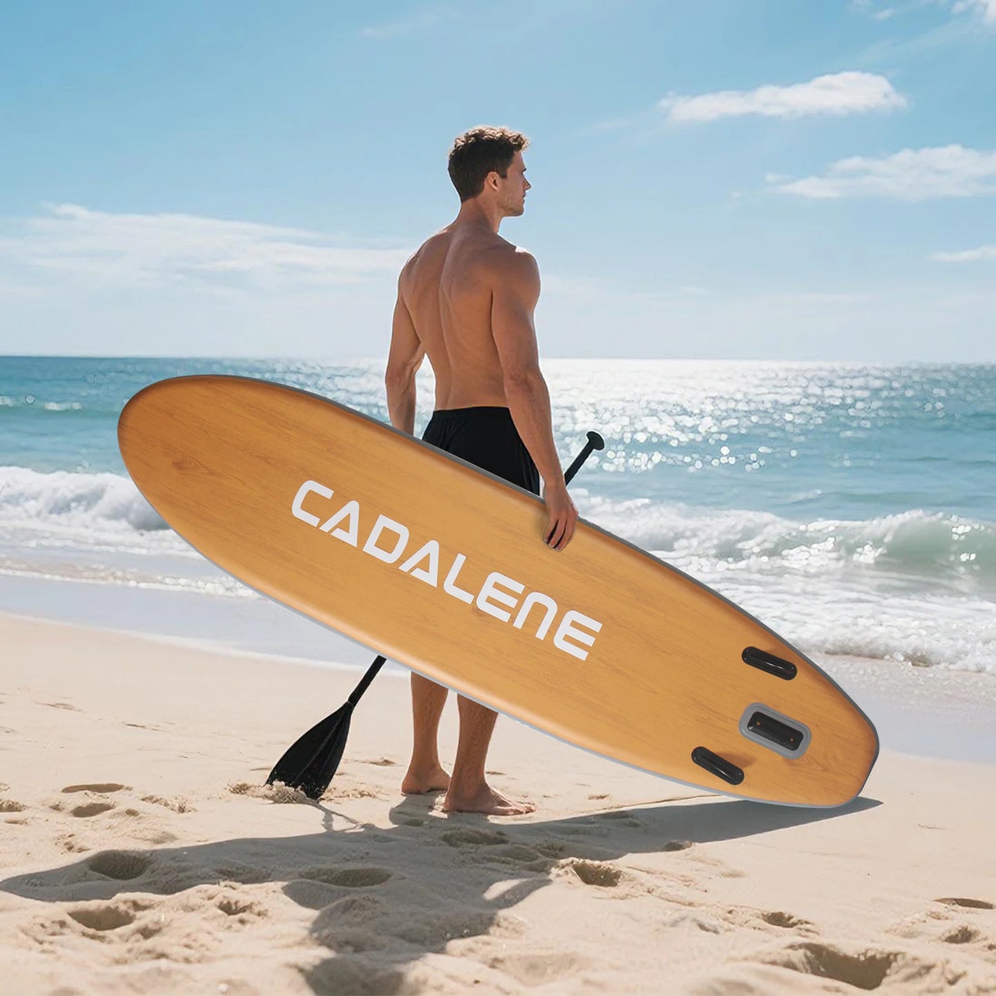 CADALENE Inflatable Paddle Board Stand Up Sup With Premium Accessories