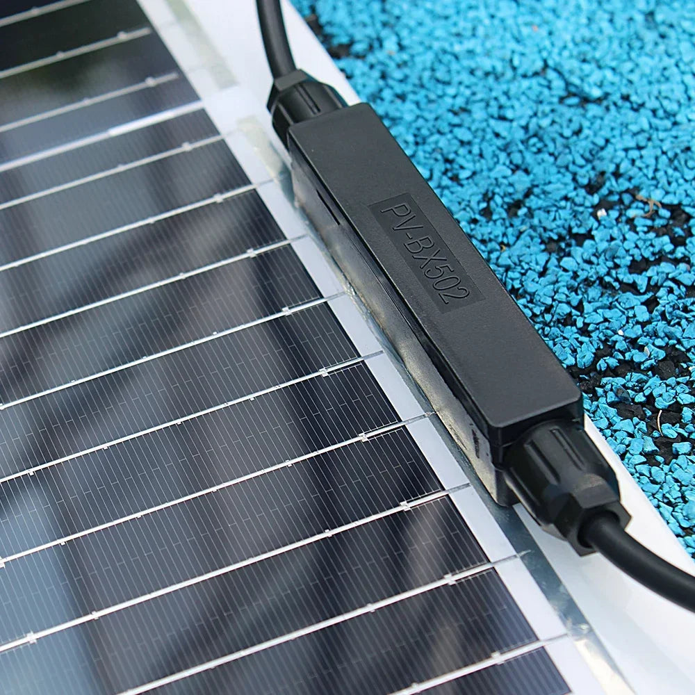 ASUNERGE 12V Flexible Waterproof Monocrystalline Solar Panel For RV